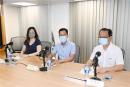 2022-09-05 Os vogais Ieng Weng Fat e Wong Sok Kuan participaram na Linha Aberta do Conselho Consultivo e do Conselho de Administração